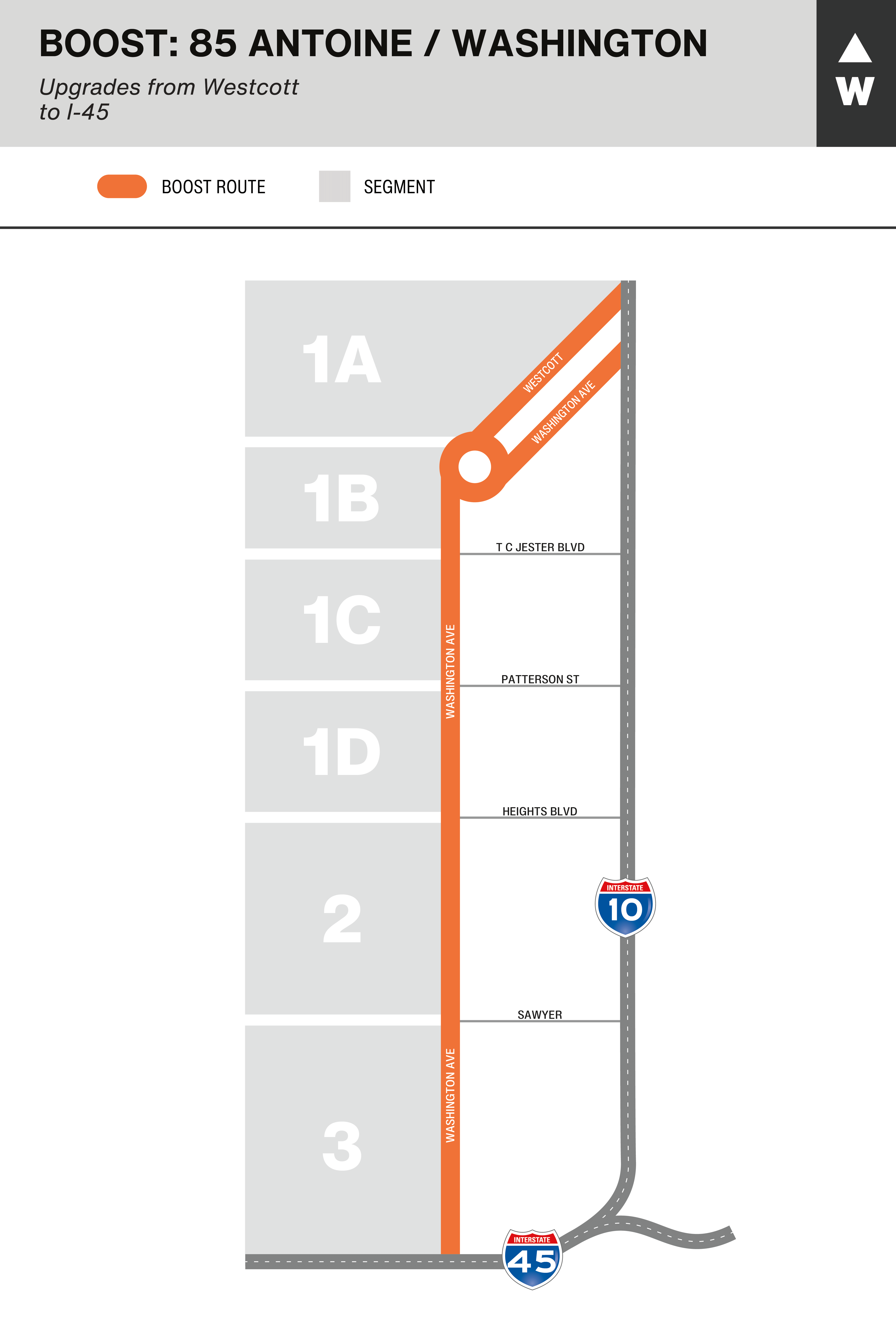BOOST 85 Airline / Montrose Project Map
